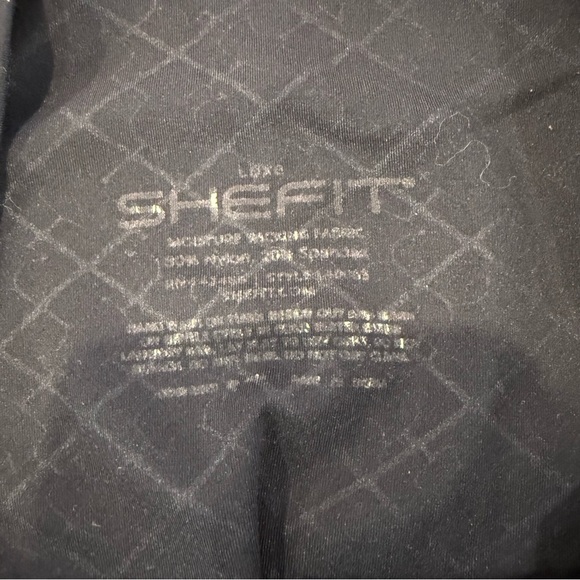 SHEFIT Boss Leggings High Rise 7/8 Length Compression Women’s Luxe/Large Black - Picture 10 of 13